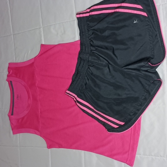 Danskin Shorts / Athletic Works Top - Picture 1 of 6